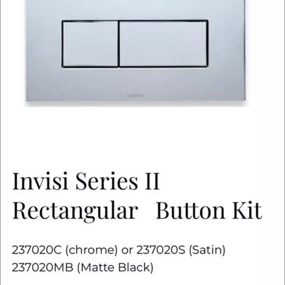 Caroma Chrome Flush Plate toilet wall plate brand new in box! - Picture 1 of 1